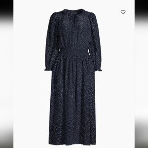 NWT Vineyard Vines Scattered Dot Midi-Dress